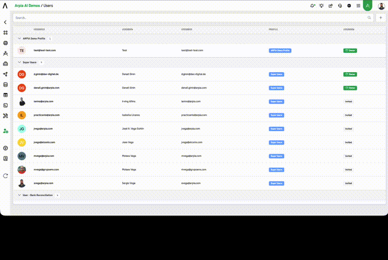 User record