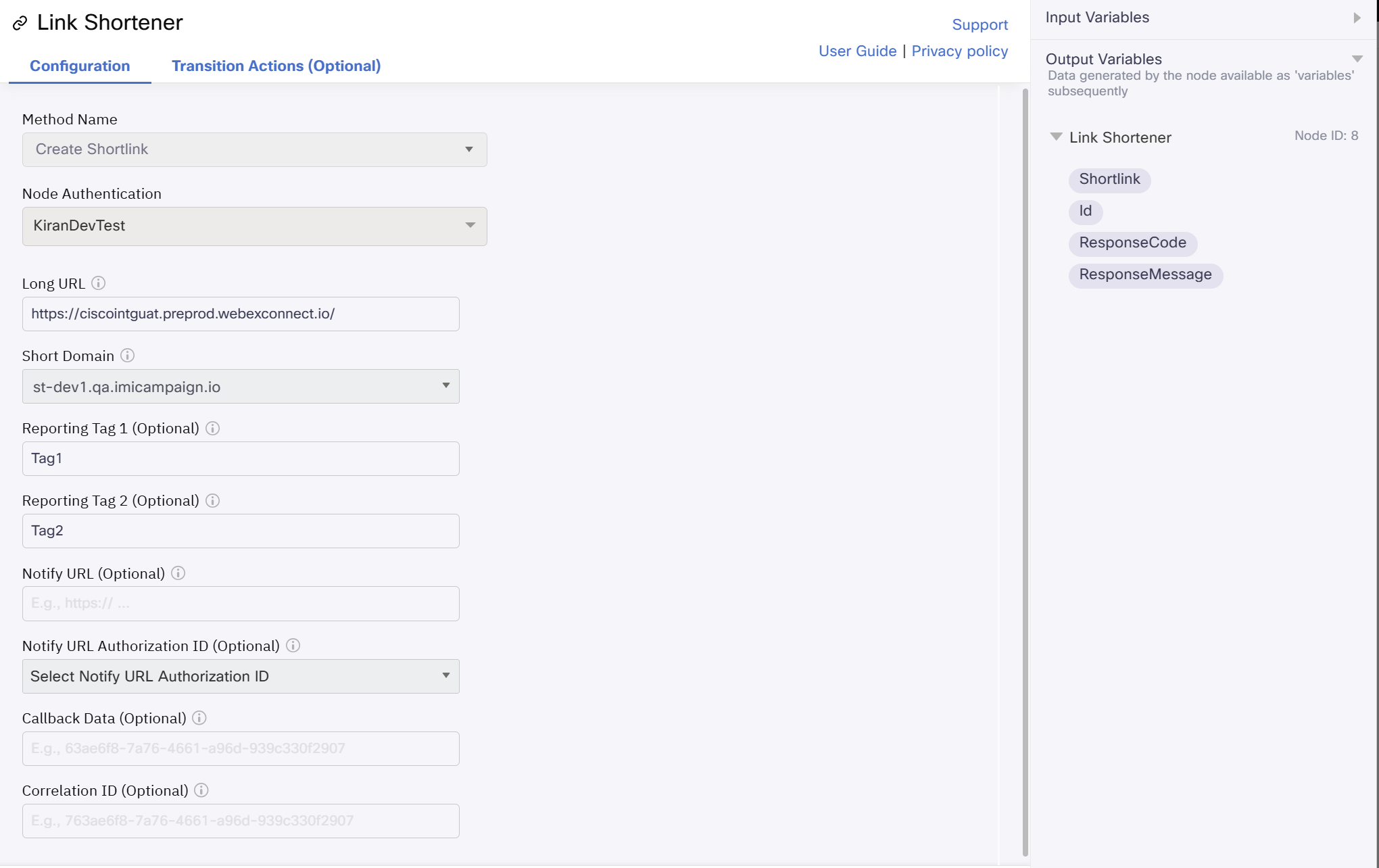 Screenshot for Link Shortener