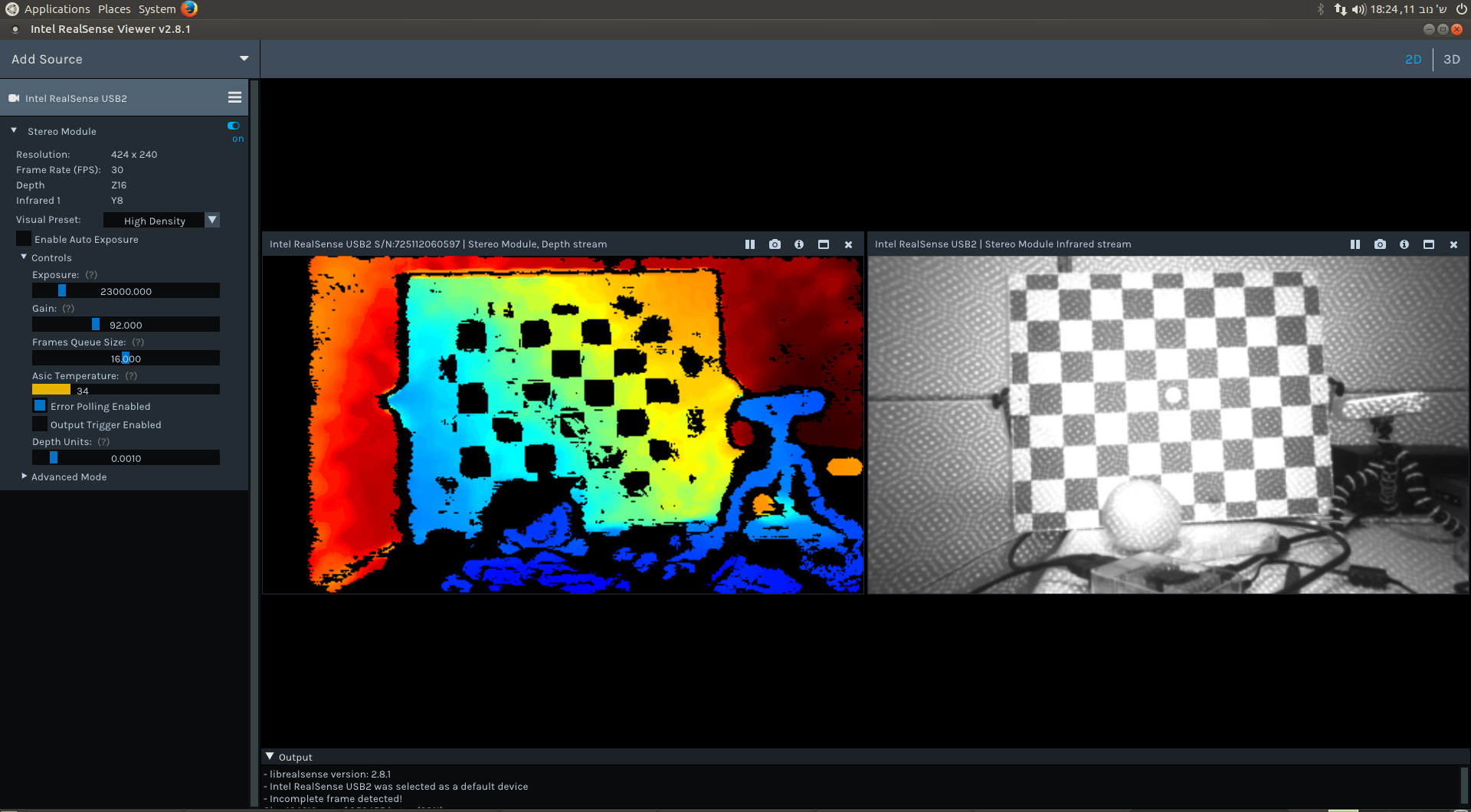 realsense d415 python