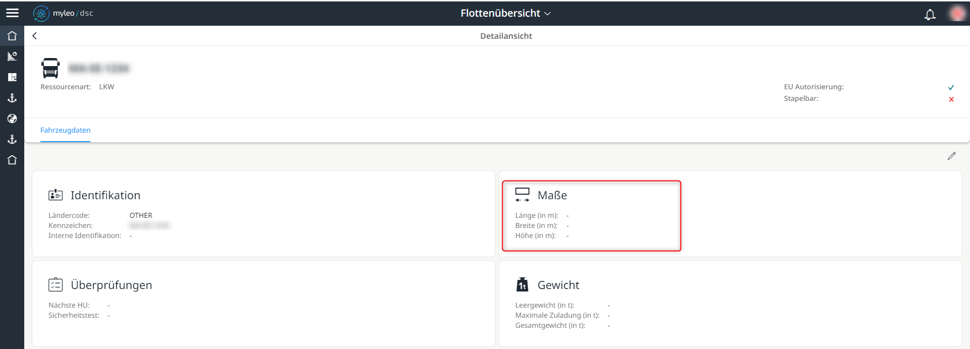 Automatisch angelegte Ressource
