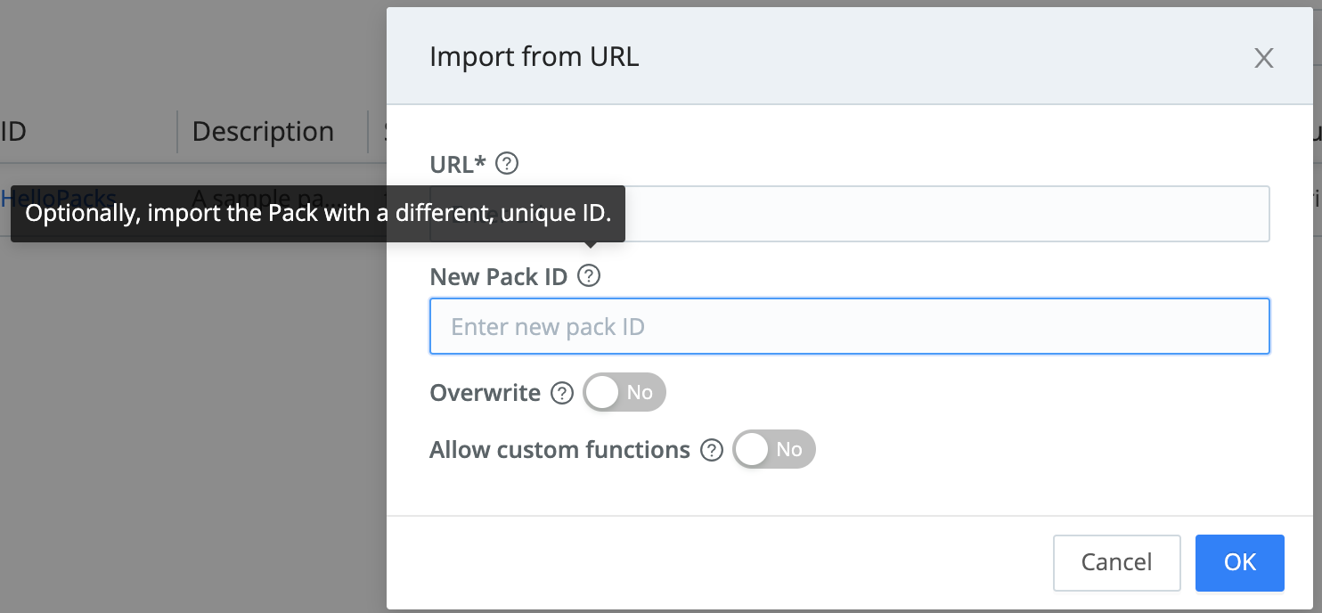 pack-url-import.png Confirming file import from URL