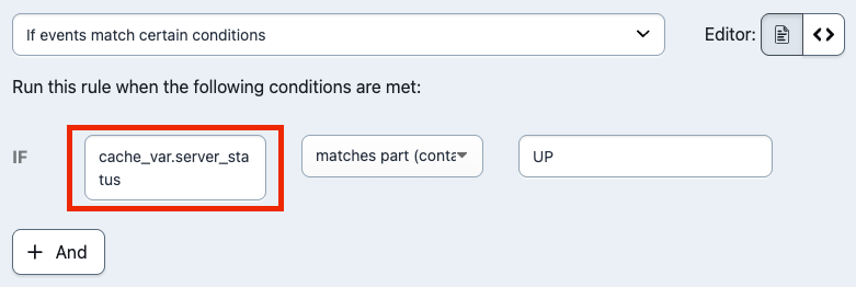 Event Orchestration Target