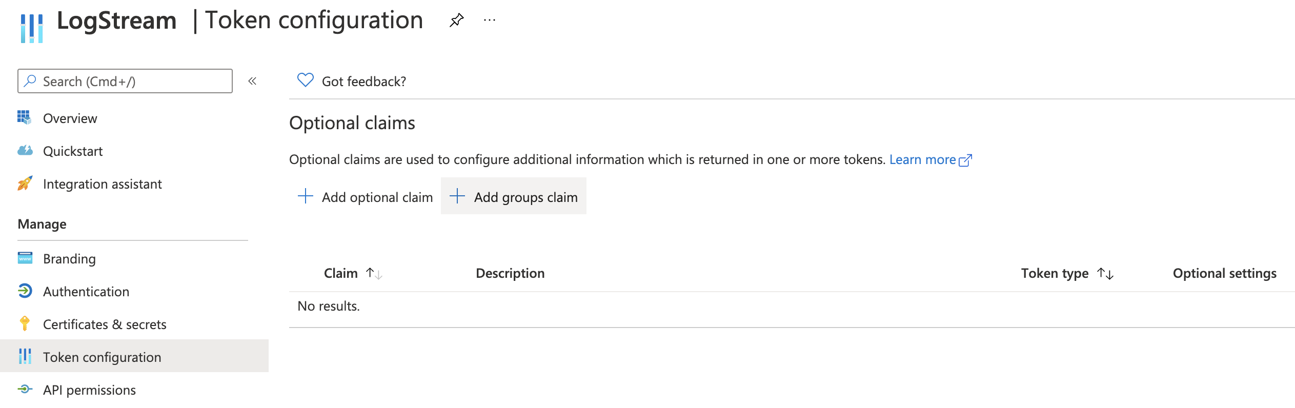 azure-id-token-config.png Configuring a token