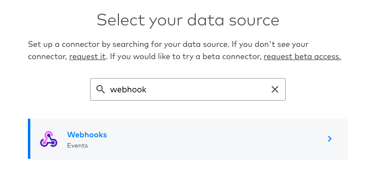 Select Webhook
