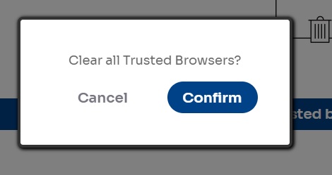 Figure 12: Clear Trusted Browser