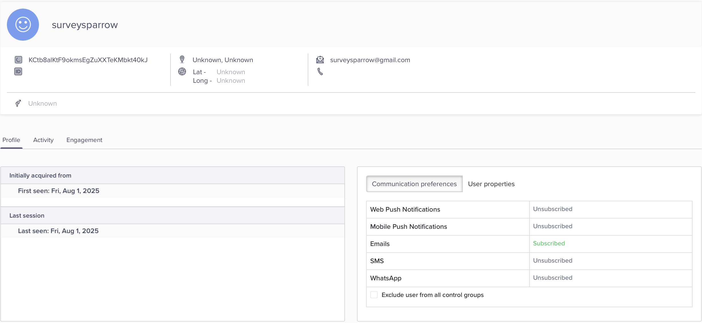 Verify User and Events in CleverTap