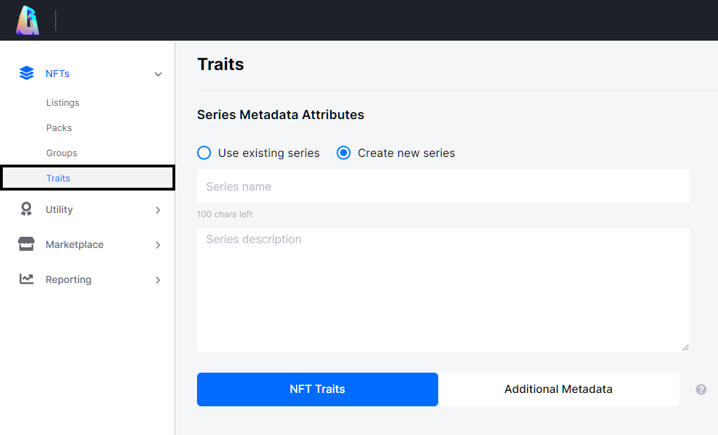 Series creation via Traits