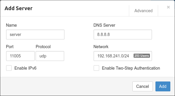 pritunl setup