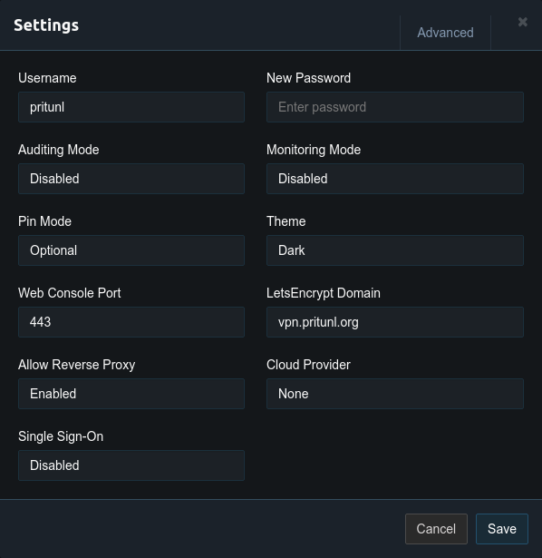 pritunl not connecting linux